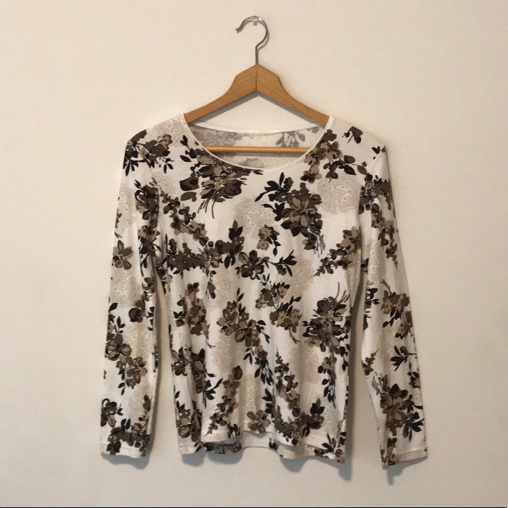 Chico’s Floral Long Sleeve